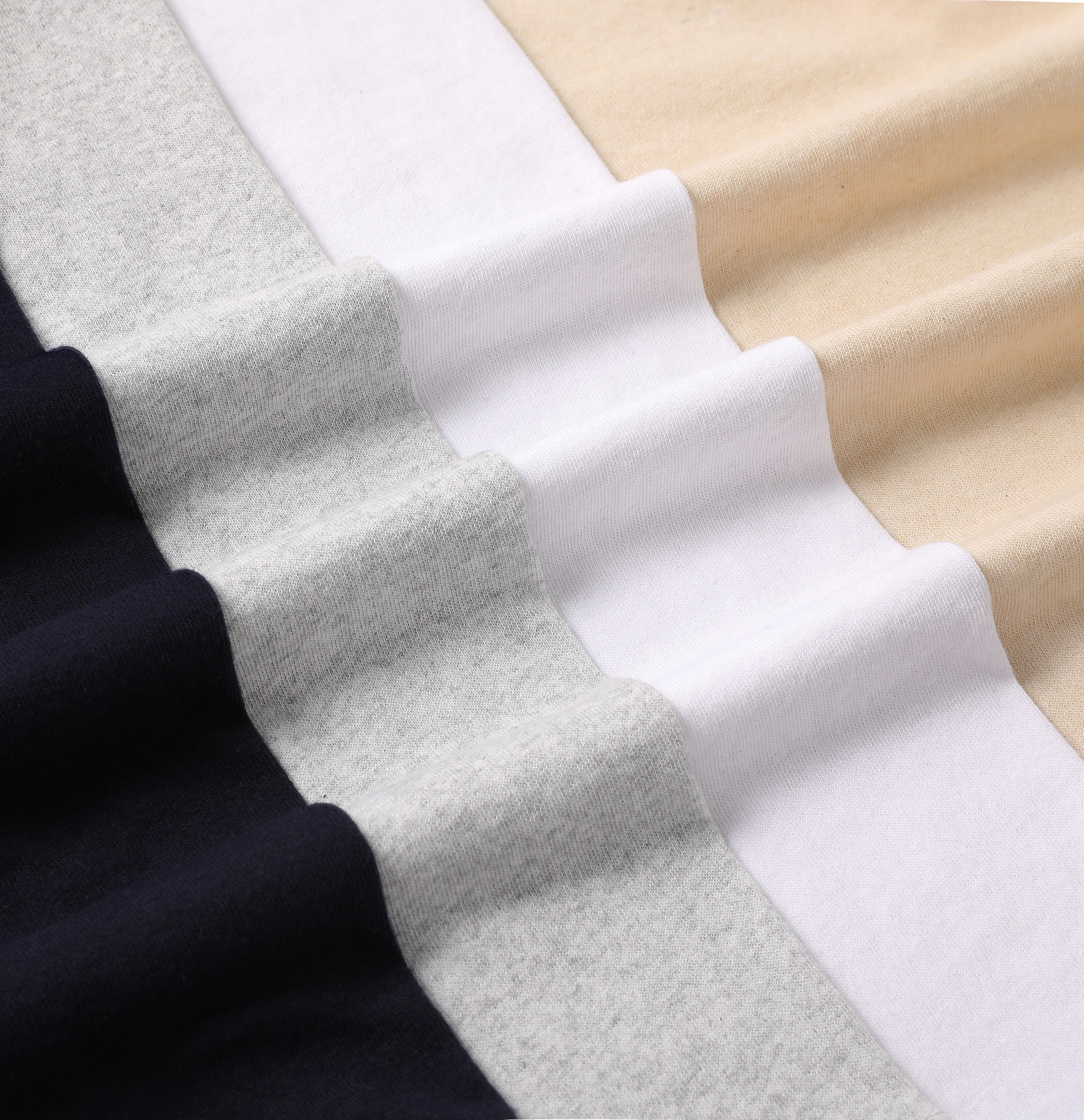 SF SmartFit Men's Crewneck T-Shirts, 5-Pack Undershirt (Classic Neutrals)