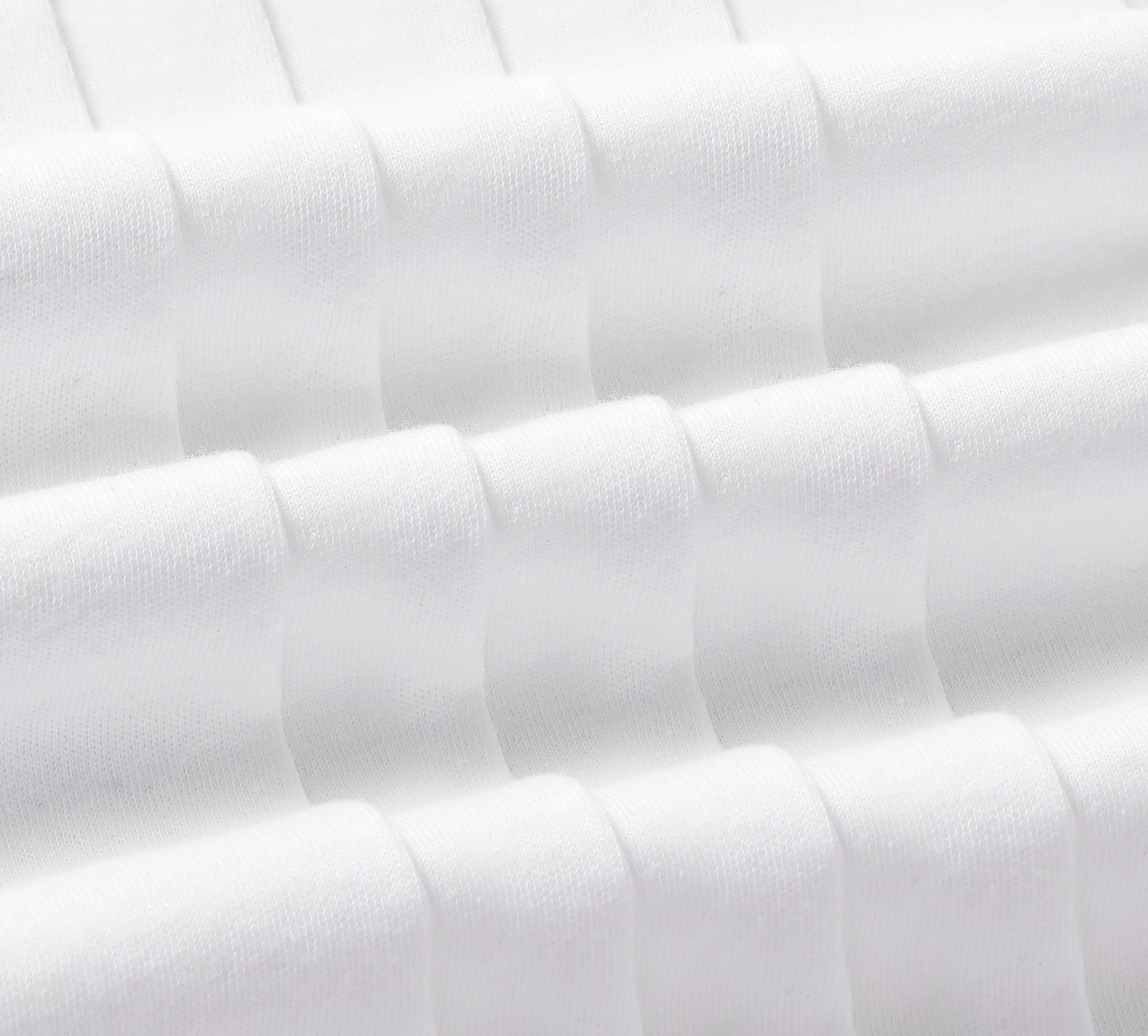 SF SmartFit Men's V-Neck T-Shirts, 5-Pack Undershirt (WHITE)