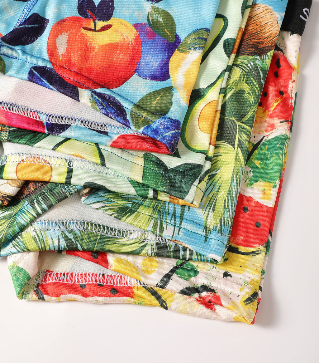 SF SmartFit Boys 4 Pack Boxer Briefs (Fruit)