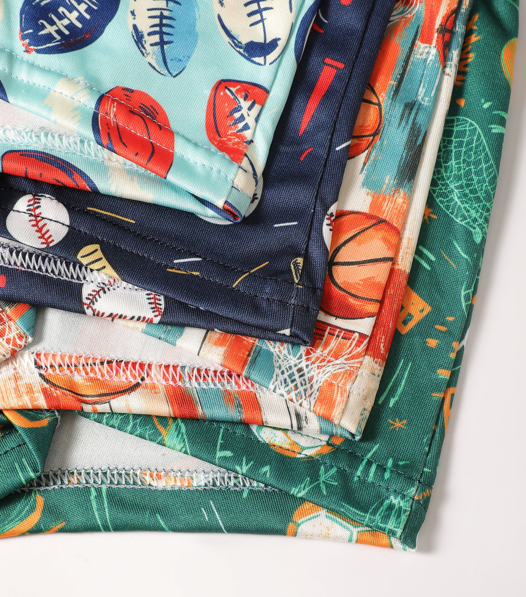 SF SmartFit Boys 4 Pack Boxer Briefs (Sport)